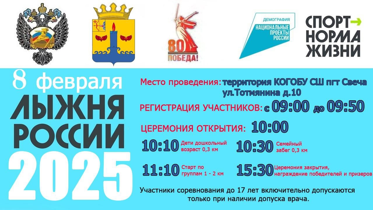 Всероссийская лыжная гонка &amp;quot;Лыжня России 2025&amp;quot;..