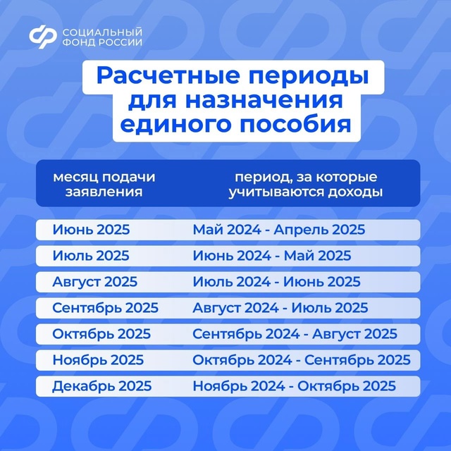 За какое время учтут доходы, если подать заявление на единое пособие в этом месяце?.
