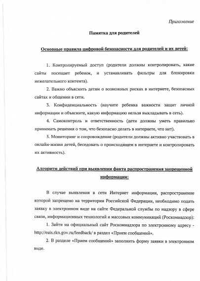 Памятка для родителей и детей о цифровой безопасности и инструкции по действиям при обнаружении запрещённой информации.. Памятка для родителей и детей о цифровой безопасности и инструкции по действиям при обнаружении запрещённой информации..