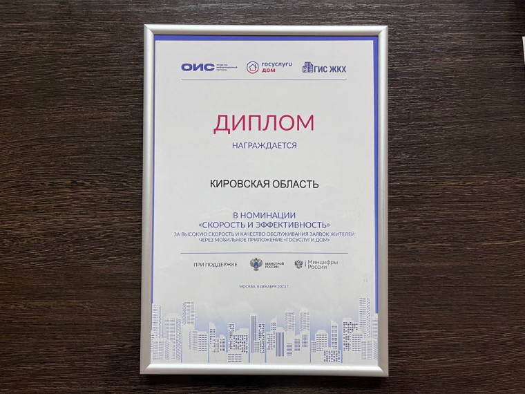 Кировская область в числе лучших регионов по качеству обслуживания жителей через приложение Госуслуги.Дом. Кировская область в числе лучших регионов по качеству обслуживания жителей через приложение Госуслуги.Дом.